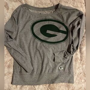 NFL Nike Green Bay Packers boat neck sweatshirt